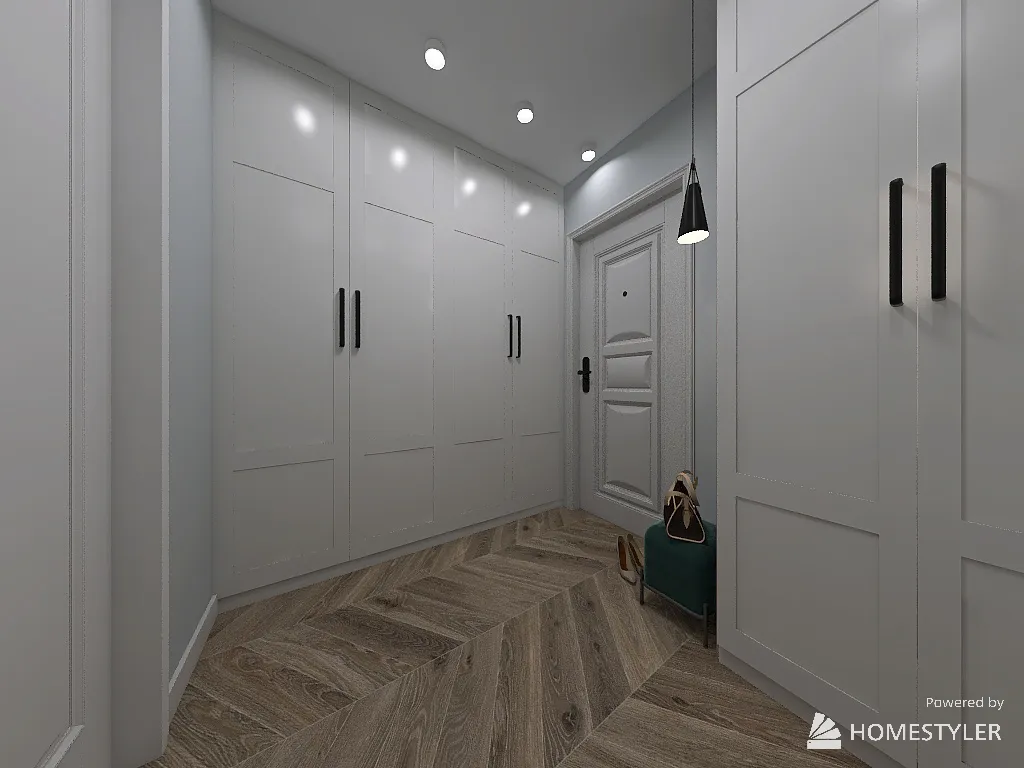 Hallway 3d design renderings