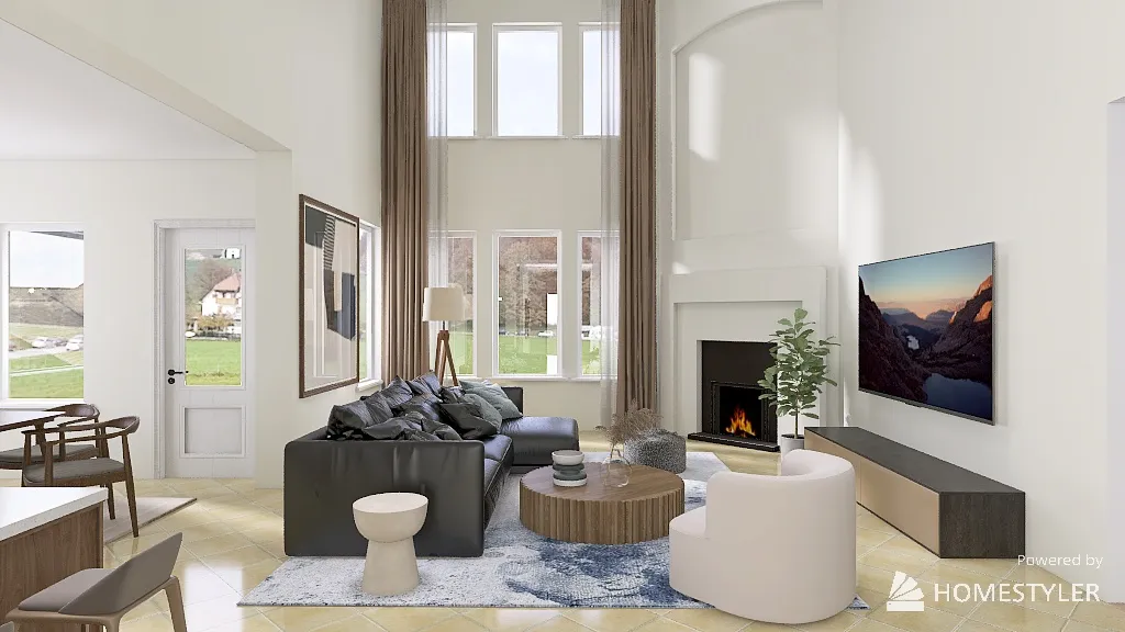 LivingRoom 3d design renderings