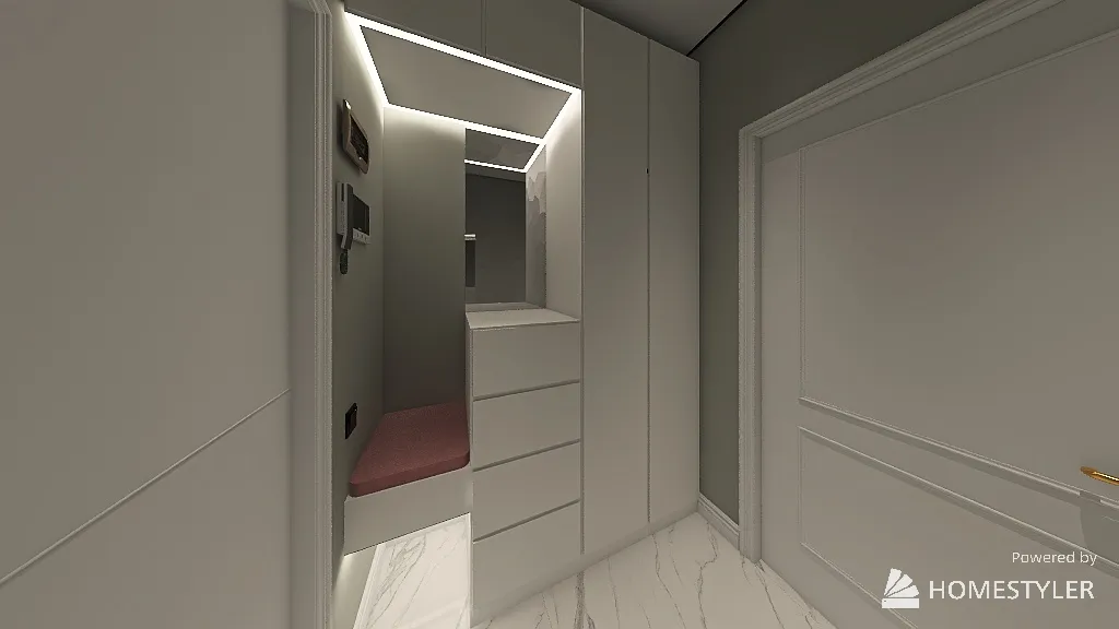 Hallway 3d design renderings