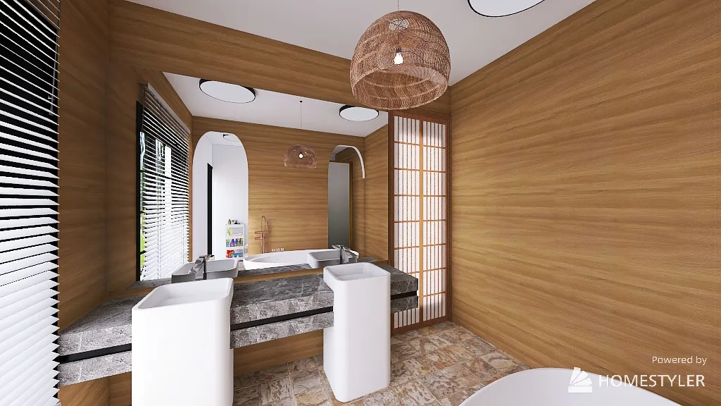 BathroomDryArea 3d design renderings