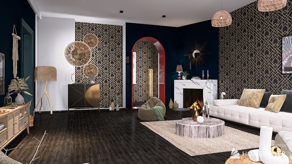 LivingRoom 3d design renderings