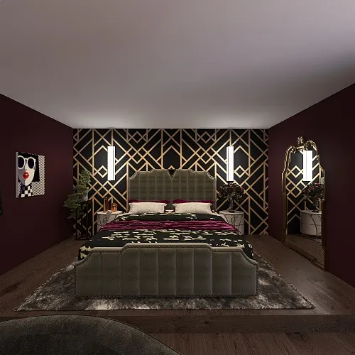 Bedroom 3d design renderings