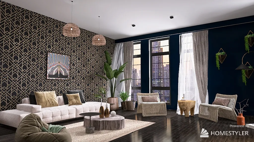 LivingRoom 3d design renderings