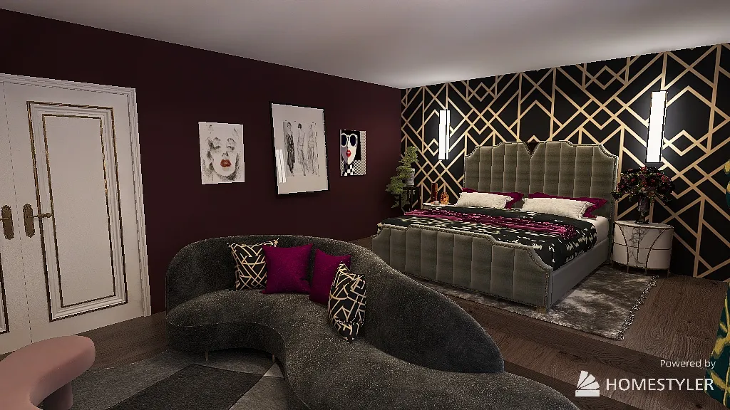 Bedroom 3d design renderings