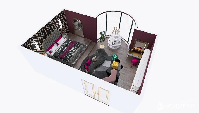 Luxury Bedroom 3d design picture 37.91