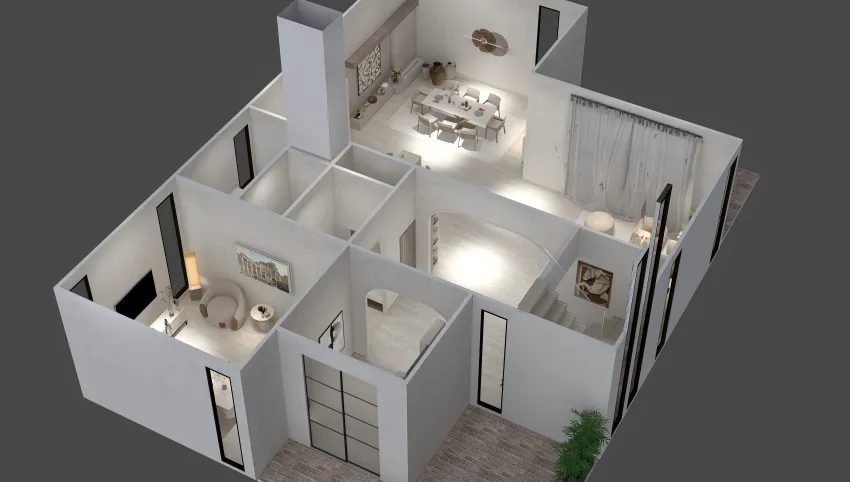 TOWN HOUSE 3d design picture 397.6