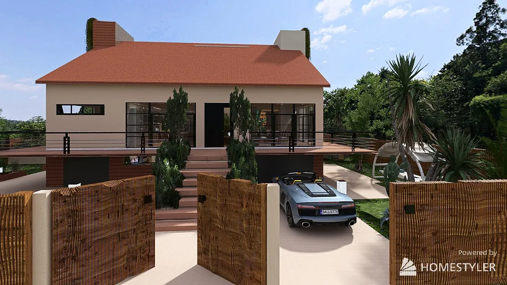 villetta in campagna.... 3d design renderings