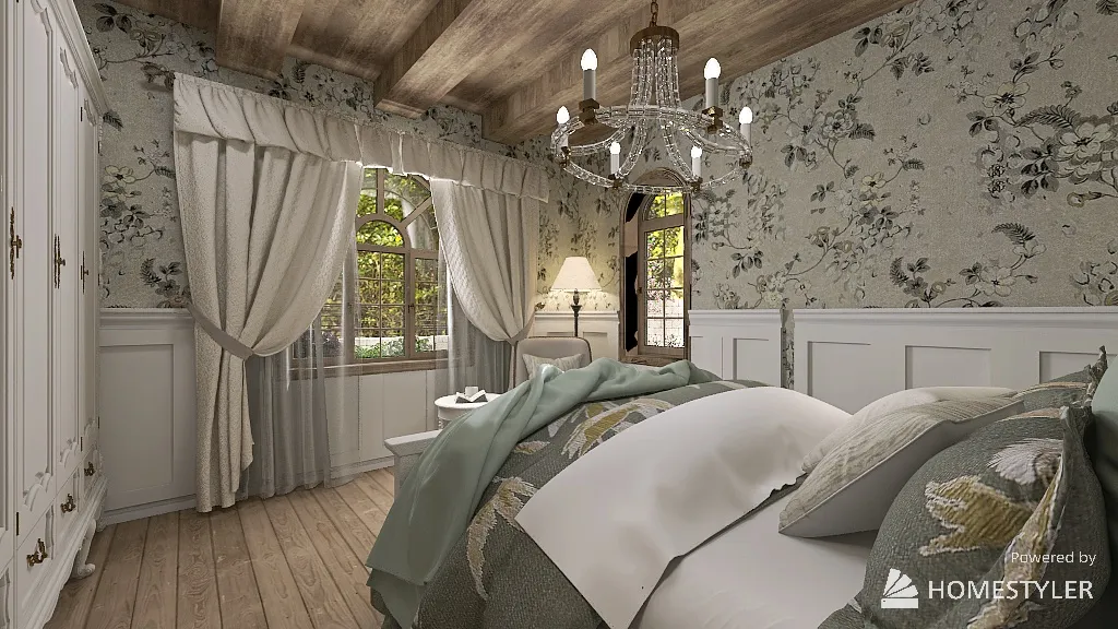 SecondBedroom 3d design renderings