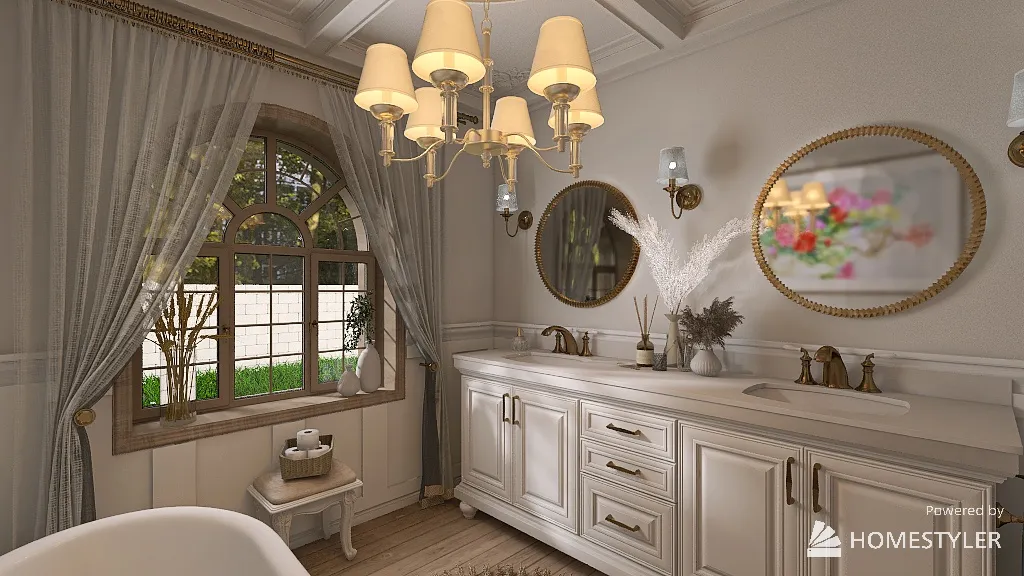 MasterBathroom 3d design renderings