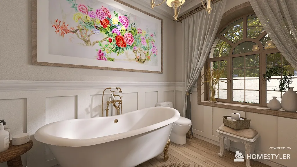 MasterBathroom 3d design renderings