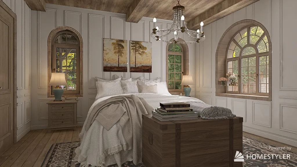 MasterBedroom 3d design renderings