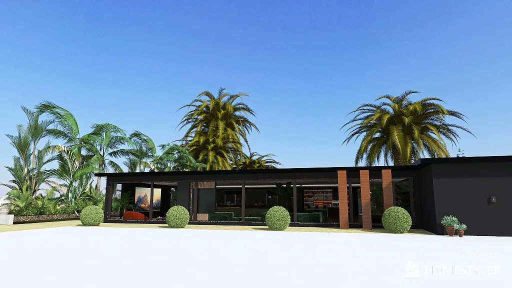 Large Mansion 3d design renderings