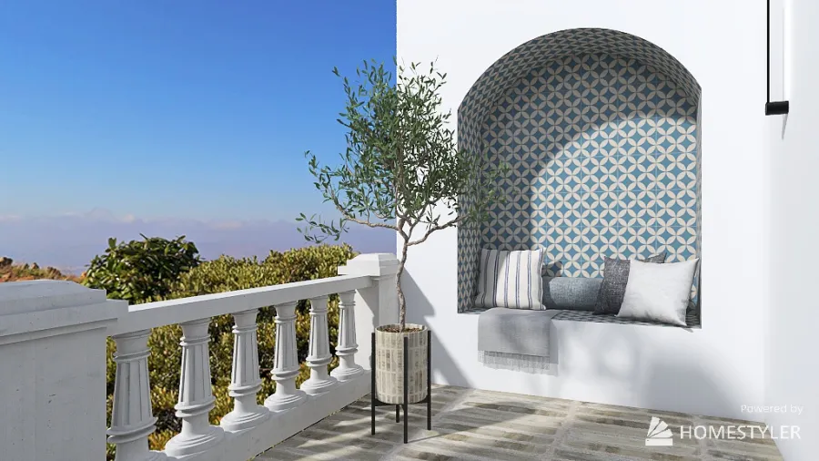 Greece vacation 3d design renderings