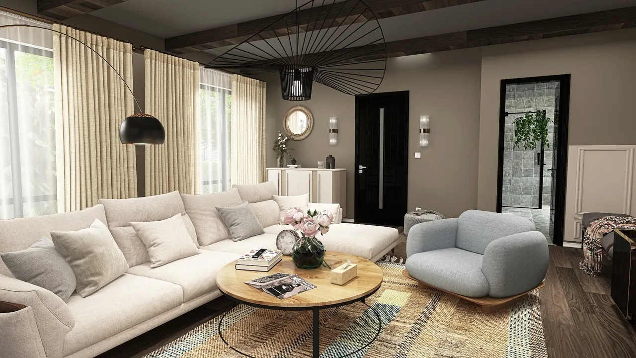 LivingRoom 3d design renderings