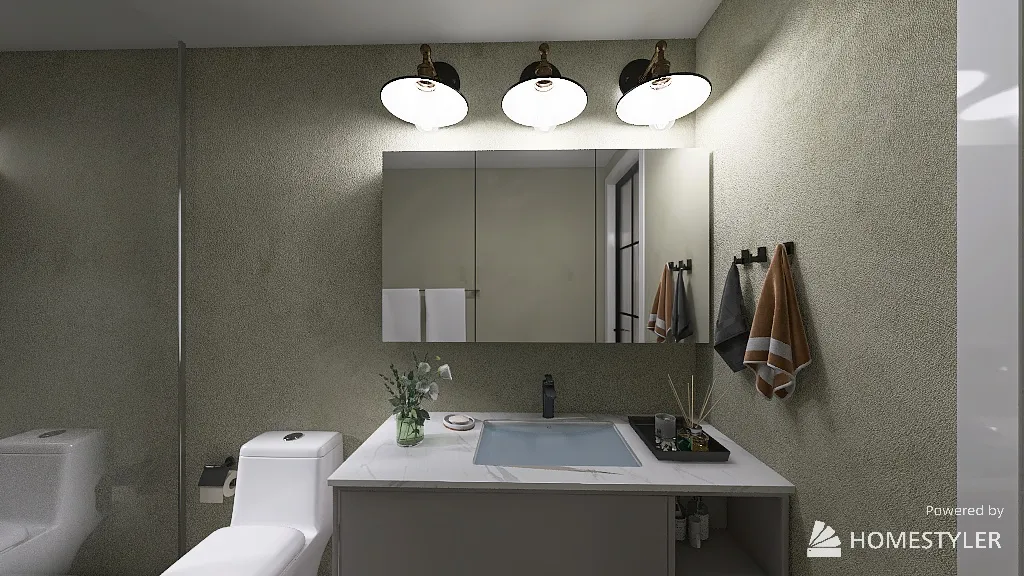 Bathroom 3d design renderings