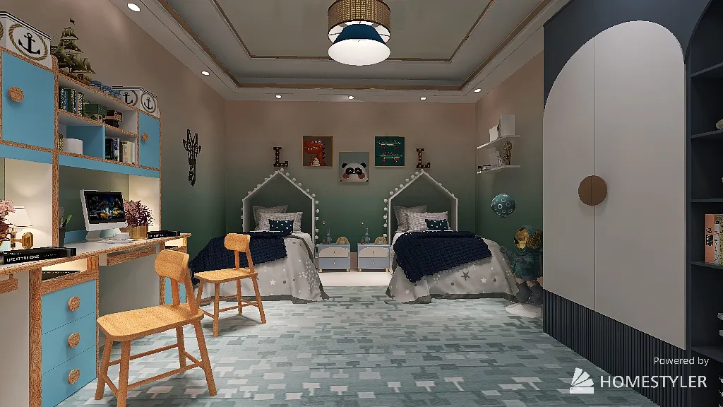 Bedroom 3d design renderings