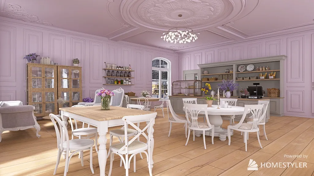 Patisserie 3d design renderings