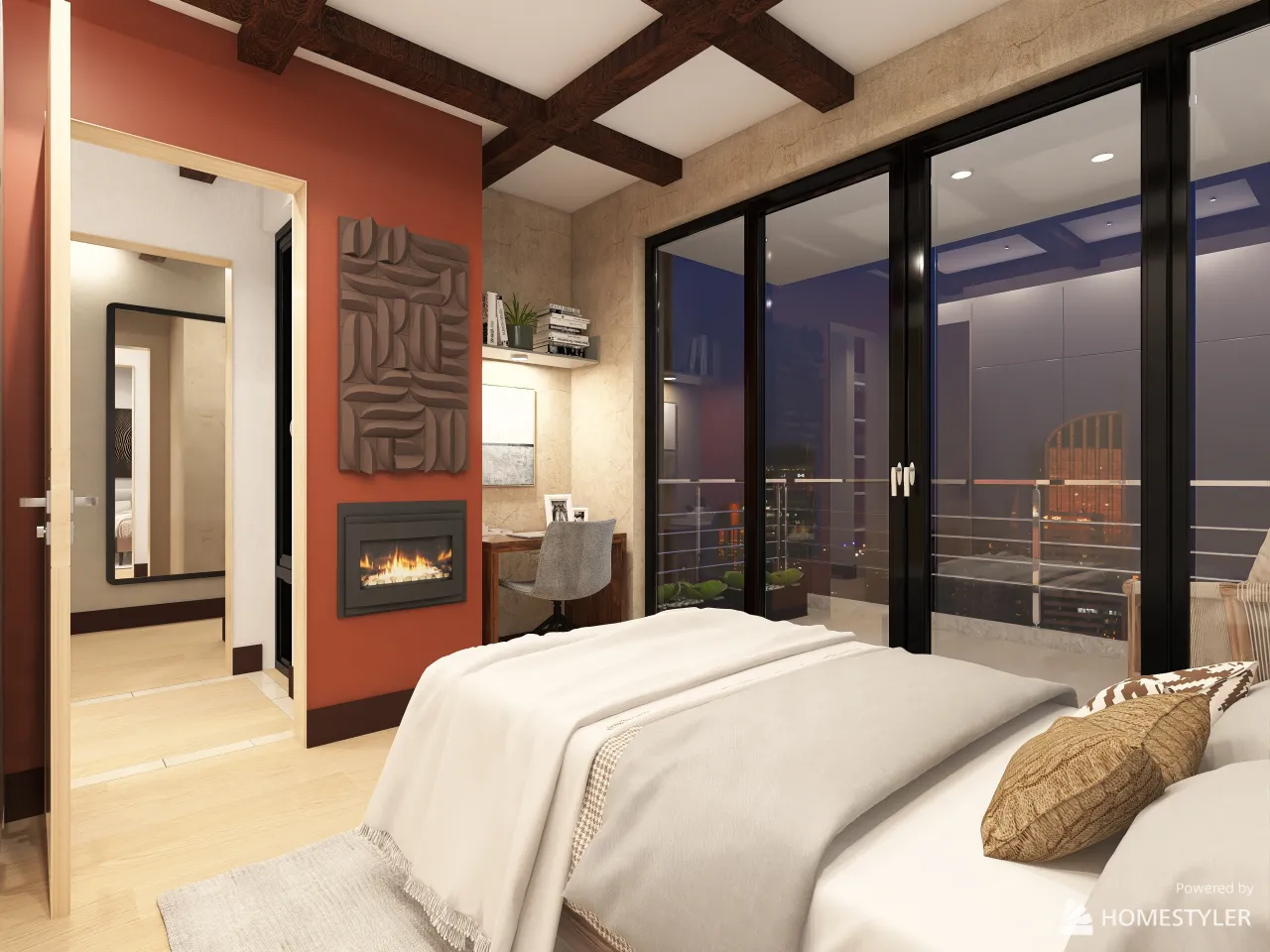 Bedroom 3d design renderings