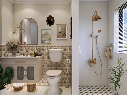 Nostalgic Vintage Bathroom Decor