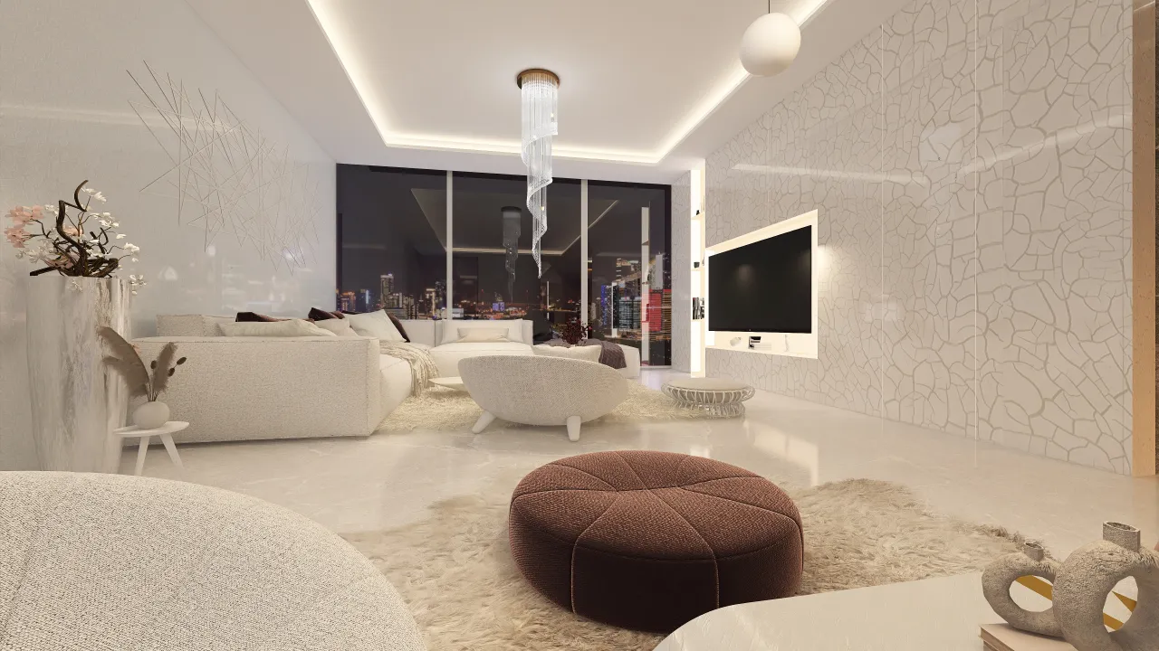 LivingRoom 3d design renderings