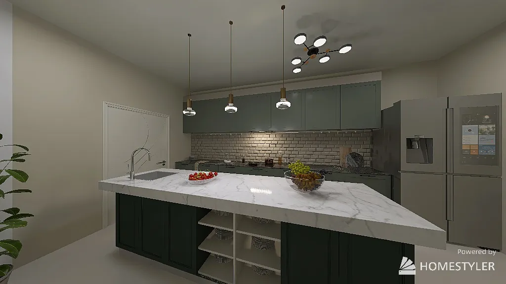 Kitchen 3d design renderings