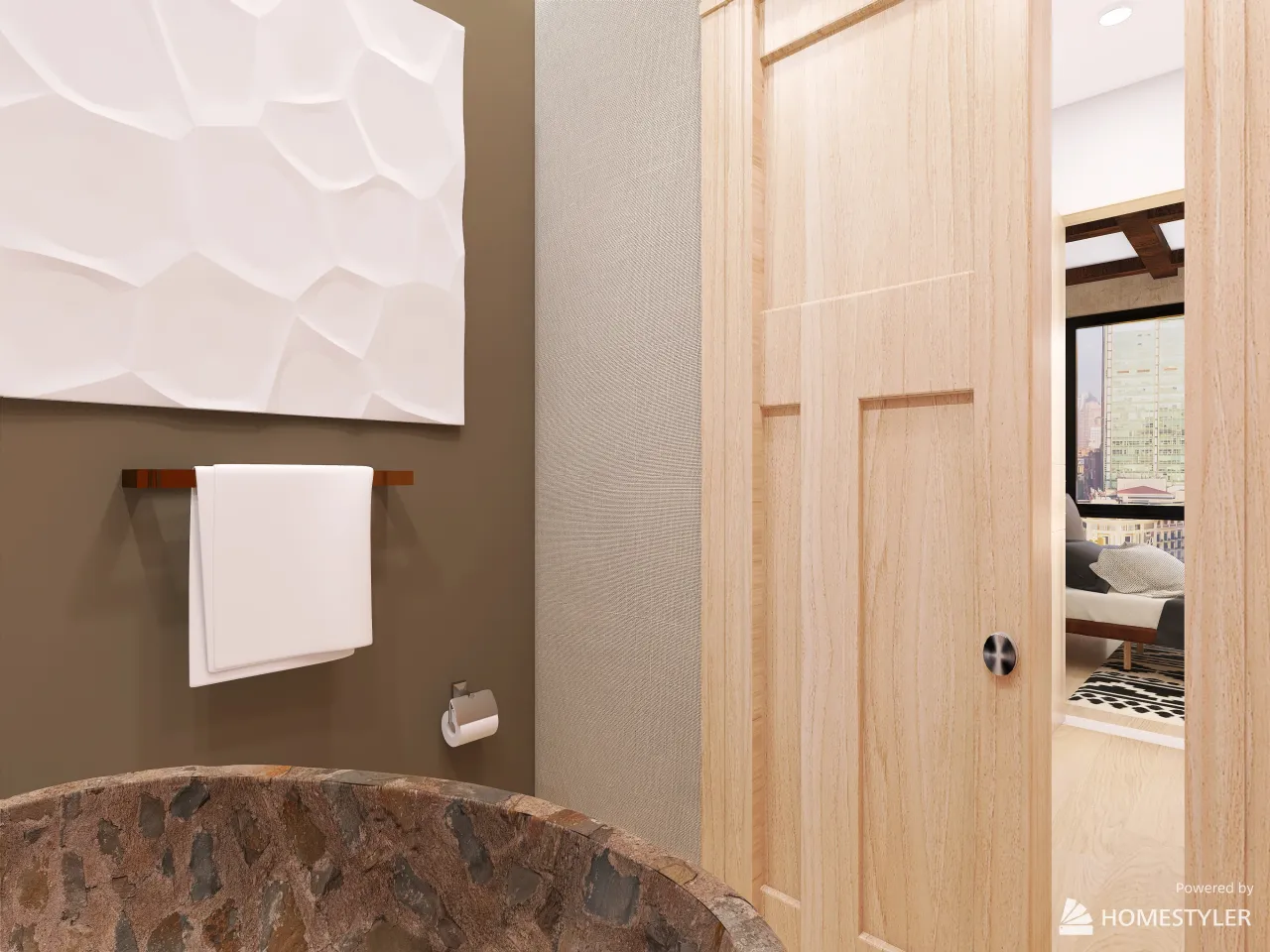 MasterBathroom 3d design renderings