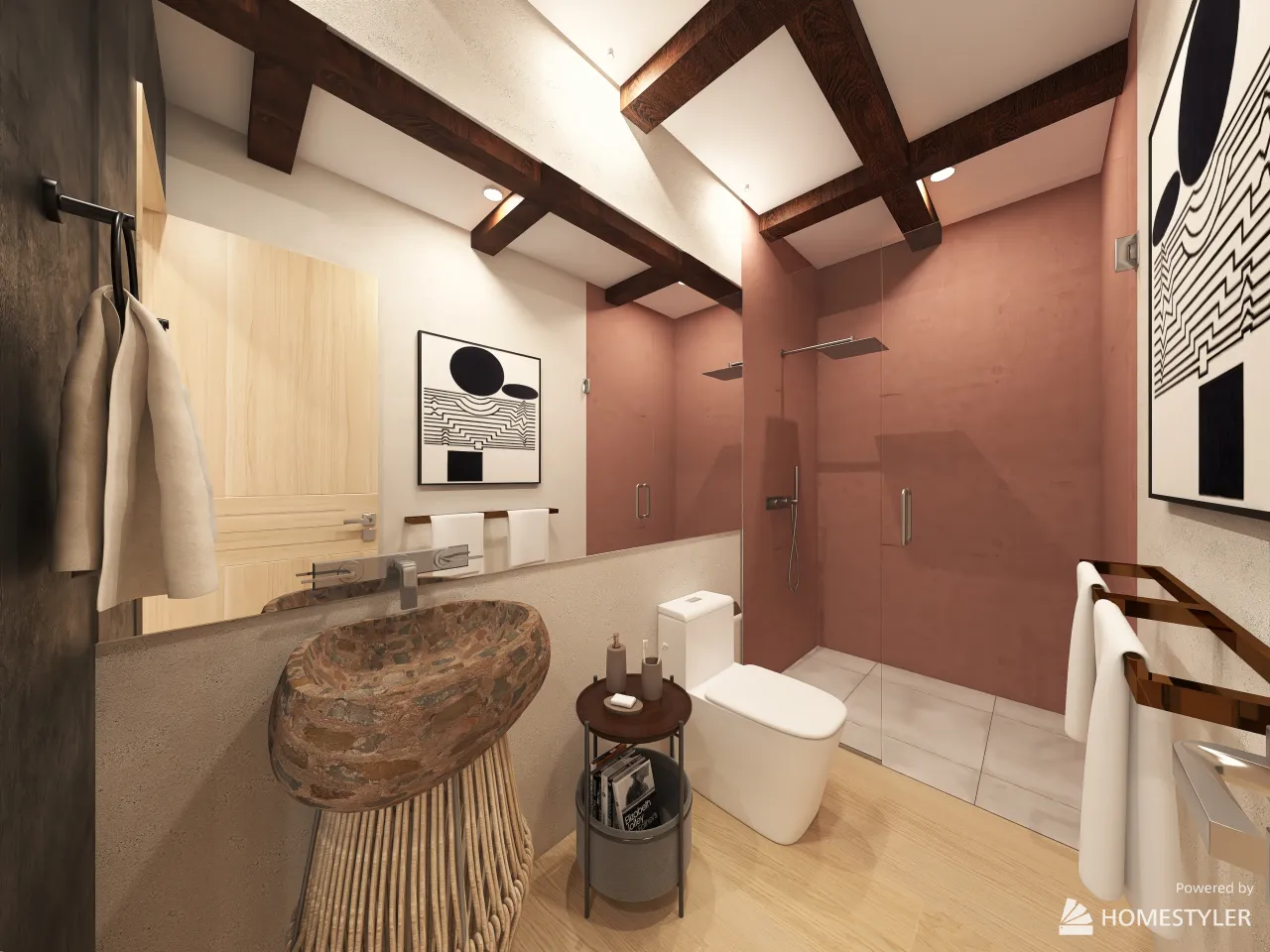 Bathroom 3d design renderings