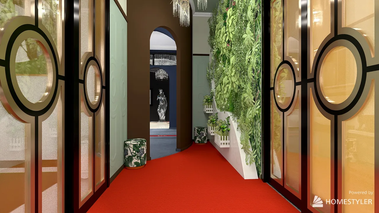 Hallway 3d design renderings