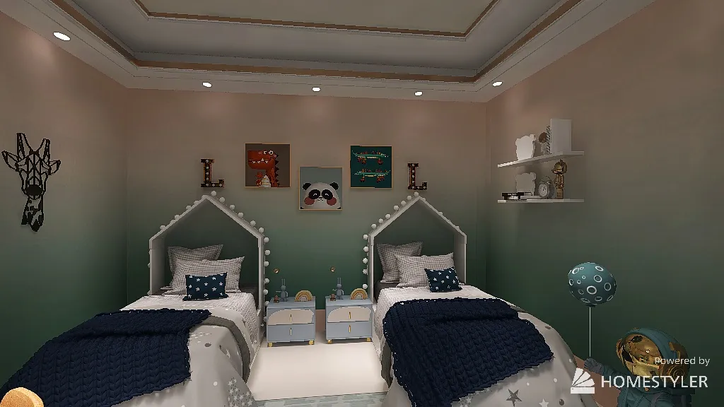 Bedroom 3d design renderings