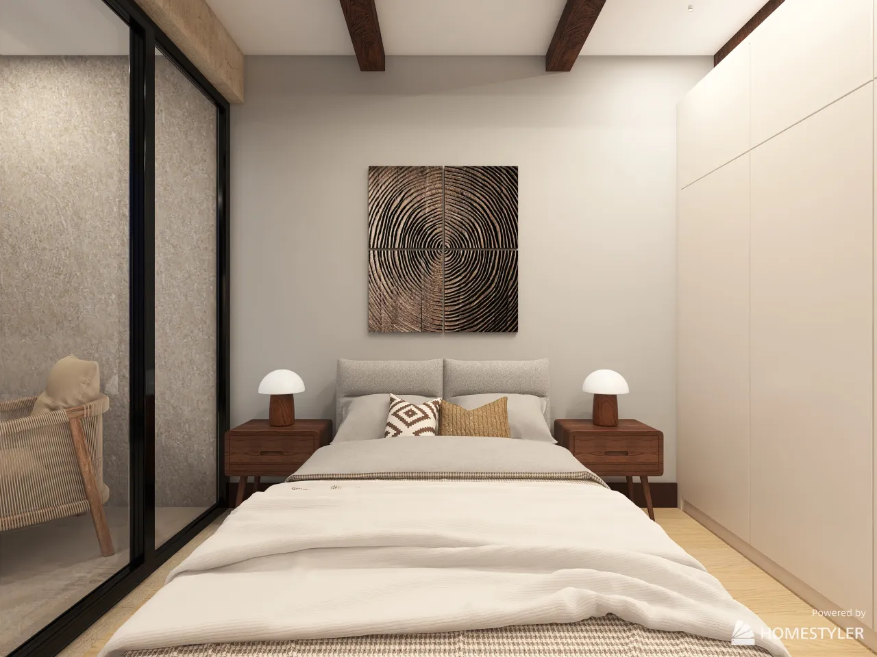 Bedroom 3d design renderings