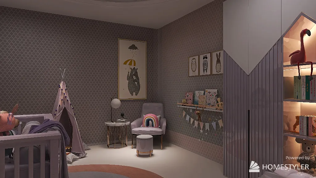 Bedroom 3d design renderings