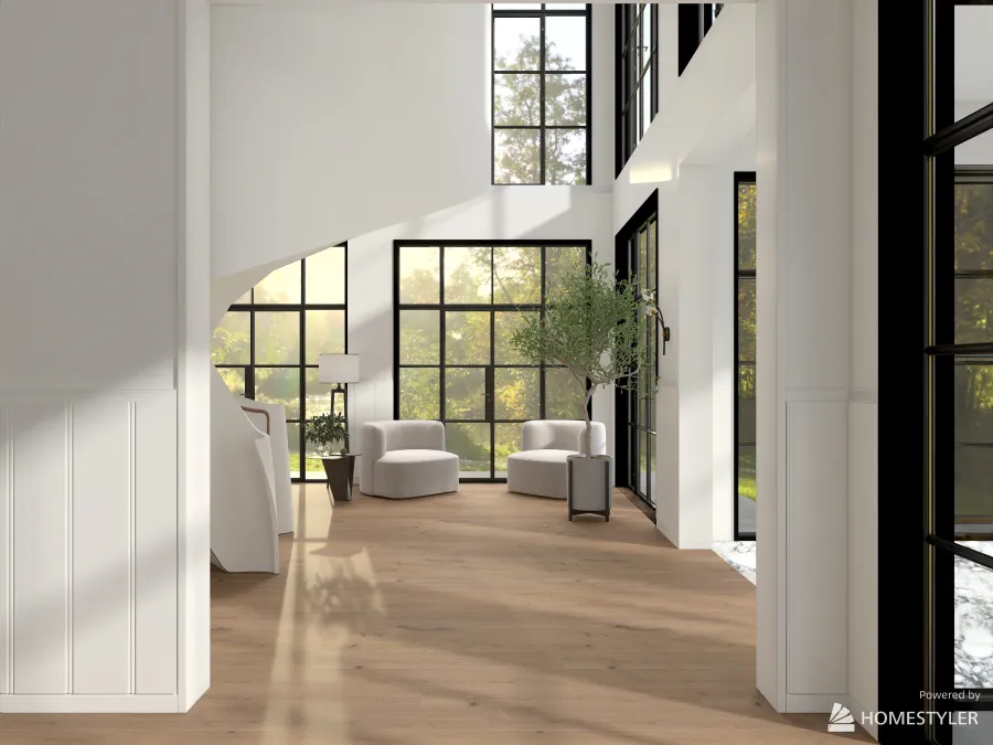Luxe Garden Home 3d design renderings