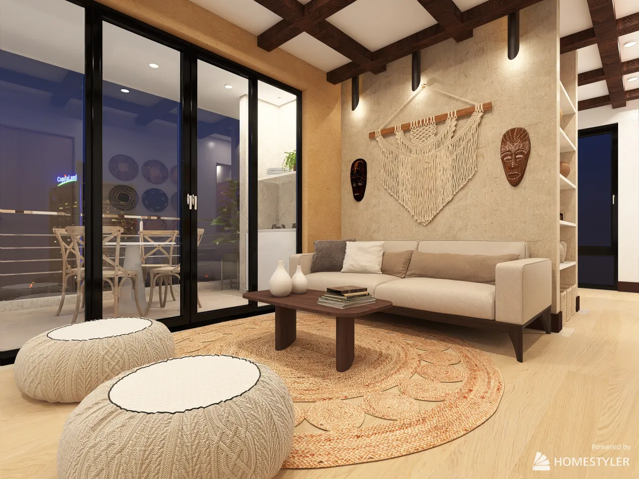 URBAN STYLE APARTMENTS 3d design renderings