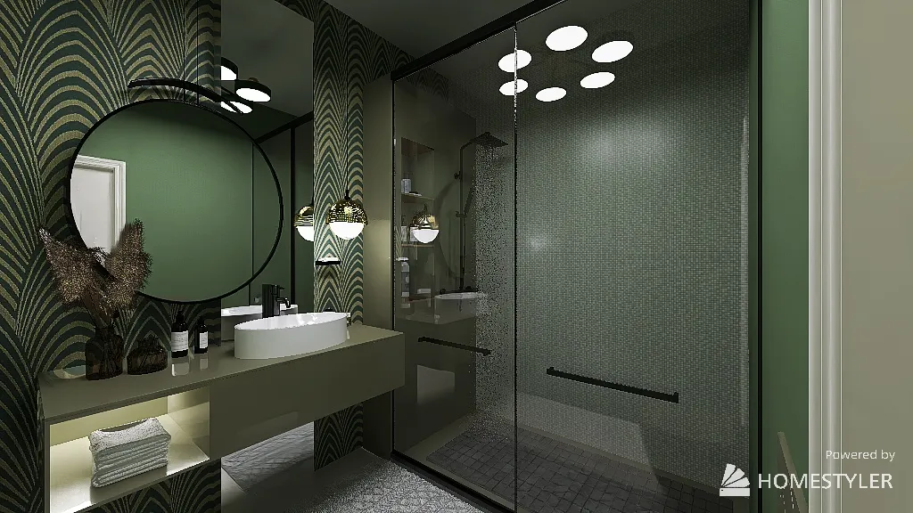 Bathroom 3d design renderings