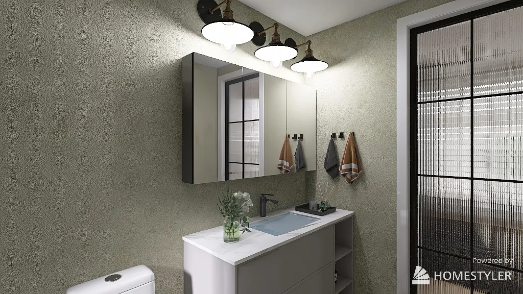 Bathroom 3d design renderings