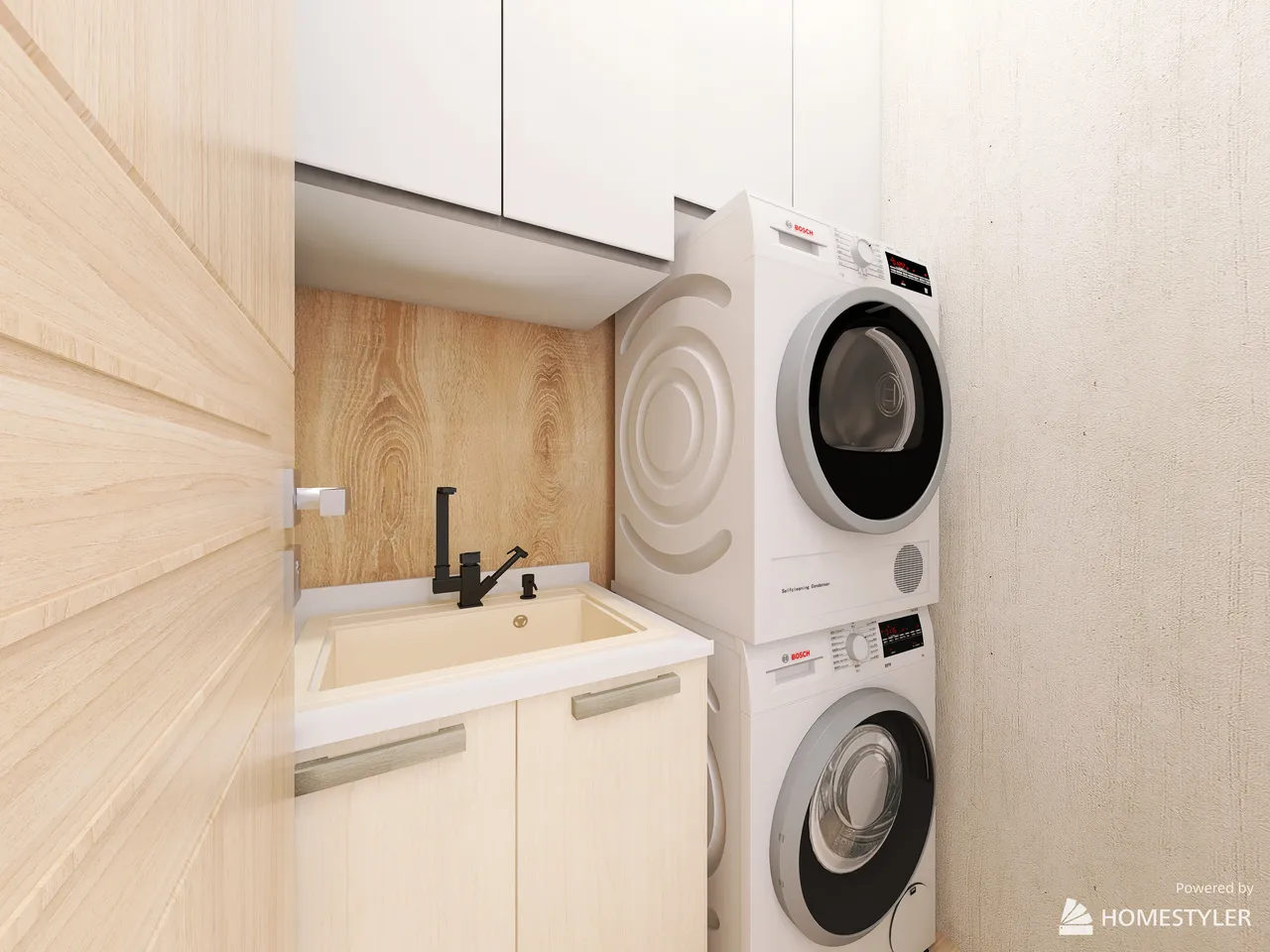 LaundryRoom 3d design renderings