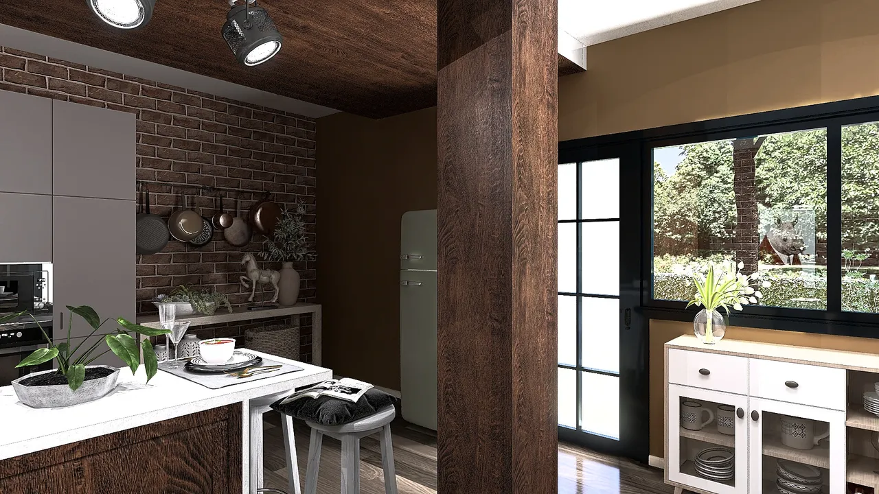 DiningRoom 3d design renderings