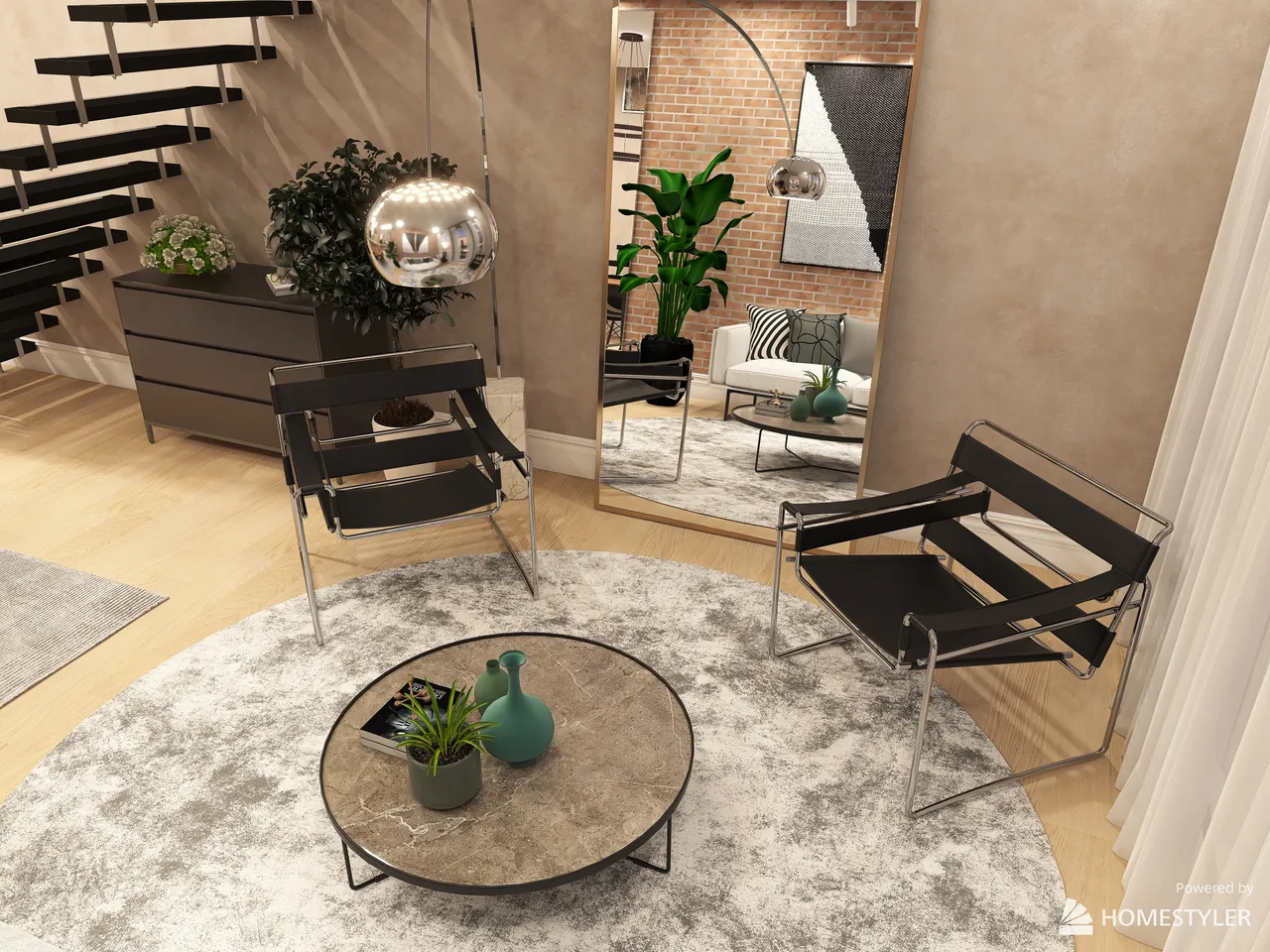 LivingDiningRoom 3d design renderings