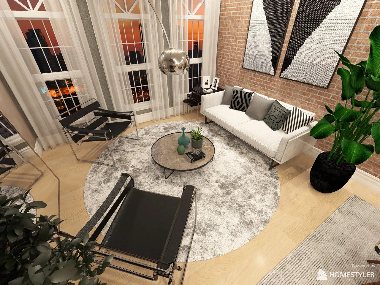 LivingDiningRoom 3d design renderings