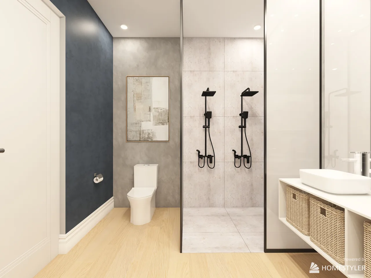 MasterBathroom 3d design renderings