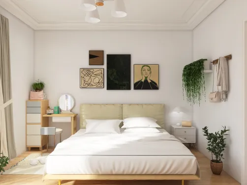 Scandinavian Bedroom Layout