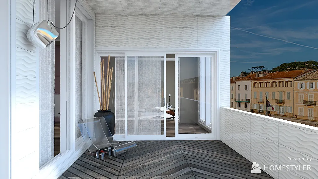 Balcony 3d design renderings