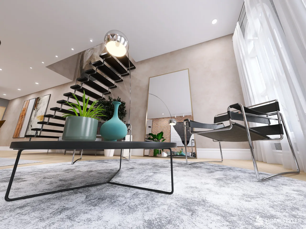 LivingDiningRoom 3d design renderings