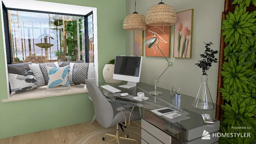 Rayna's Bedroom 3d design renderings