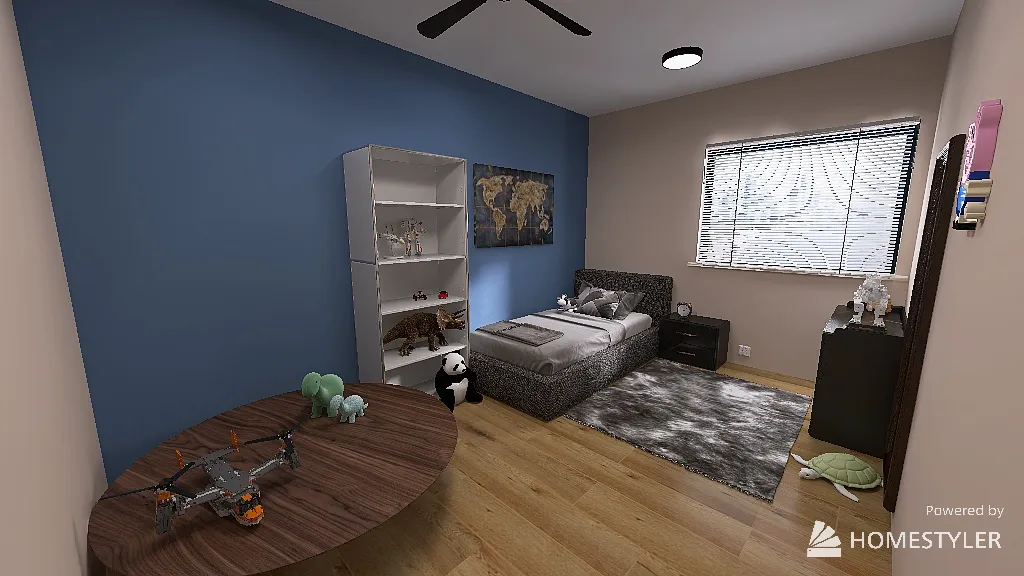 SecondBedroom 3d design renderings