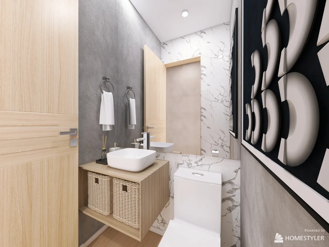 Bathroom 3d design renderings