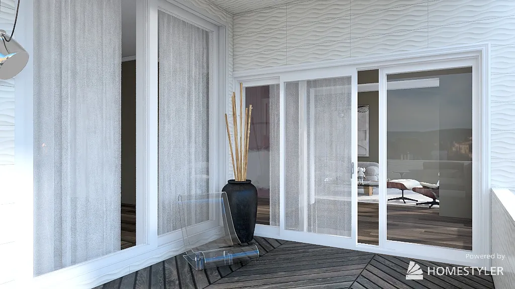 Balcony 3d design renderings