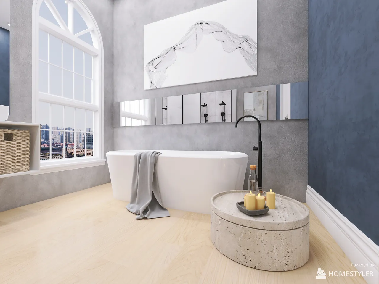 MasterBathroom 3d design renderings