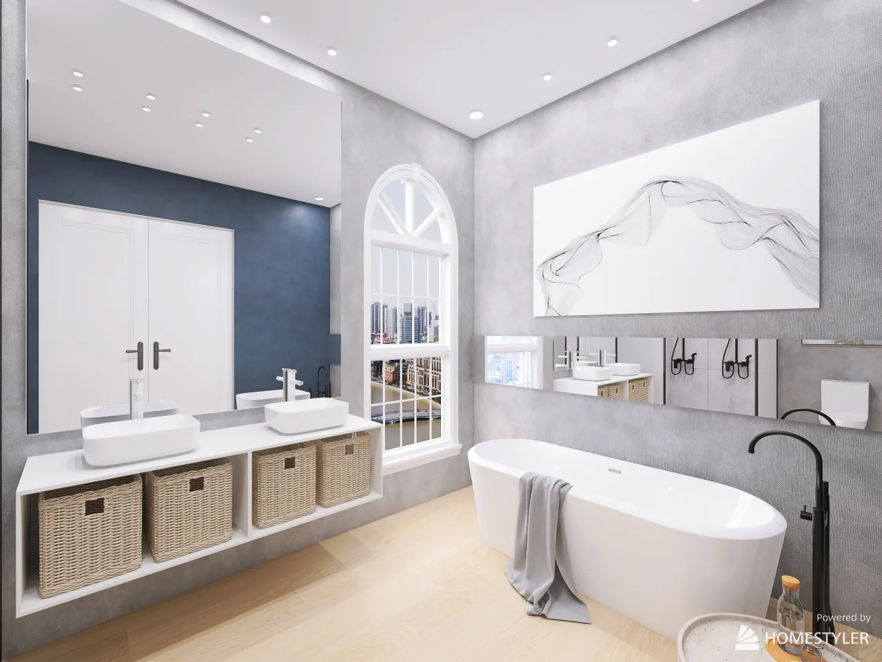 MasterBathroom 3d design renderings