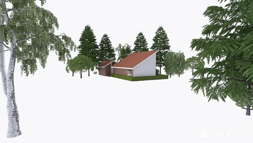 Two House Living 3d design picture 168.11